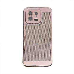 For Xiaomi 13 Ice Sense Heat Dissipation Electroplating PC Phone Case(Rose Gold)