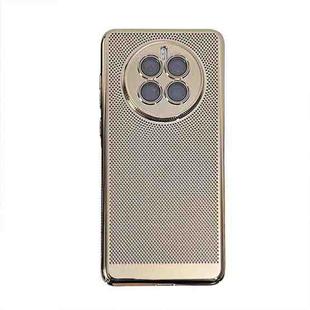 For Huawei Mate 50 Ice Sense Heat Dissipation Electroplating PC Phone Case(Gold)