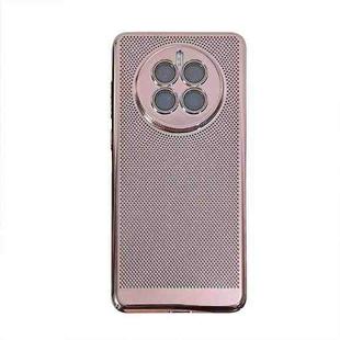 For Huawei Mate 50 Ice Sense Heat Dissipation Electroplating PC Phone Case(Rose Gold)