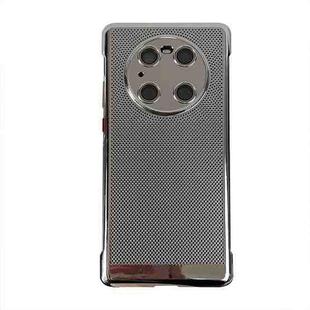 For Huawei Mate 40 Pro Ice Sense Heat Dissipation Electroplating PC Phone Case(Silver)