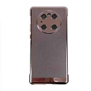 For Huawei Mate 40 Pro Ice Sense Heat Dissipation Electroplating PC Phone Case(Rose Gold)