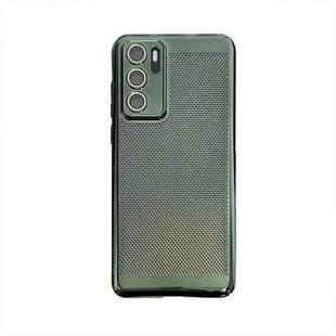 For Huawei P40 Ice Sense Heat Dissipation Electroplating PC Phone Case(Silver)