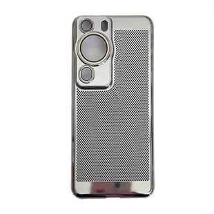 For Huawei P60 Ice Sense Heat Dissipation Electroplating PC Phone Case(Silver)