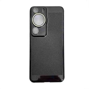 For Huawei P60 Ice Sense Heat Dissipation Electroplating PC Phone Case(Black)