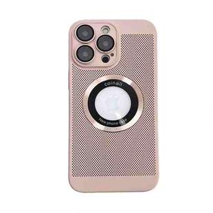 For  iPhone 14 Cooling MagSafe Magnifier Phone Case(Pink)