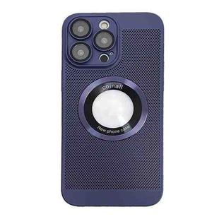 For iPhone 12 Pro Cooling MagSafe Magnifier Phone Case(Lavender)