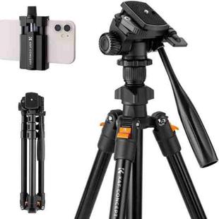 K&F Concept KF09.115 For DSLR Camera Phone Holder Stand 64inch Lightweight Aluminum Tripod