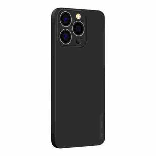 For iPhone 15 Pro Max PINWUYO Sense Series Liquid Silicone TPU Phone Case(Black)