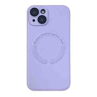 For iPhone 13 MagSafe Leather All-inclusive TPU Shockproof Phone Case(Purple Taro)
