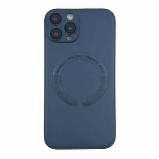 For iPhone 13 Pro Max Leather All-inclusive MagSafe TPU Phone Case(Blue)