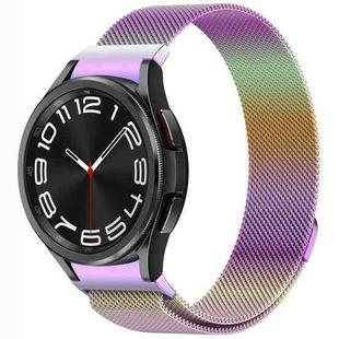 For Samsung Galaxy Watch 6 Classic Button Style Milan Magnetic Metal Watch Band(Color)