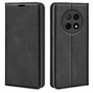 For OPPO F29 Pro 5G Retro-skin Magnetic Suction Leather Phone Case(Black)