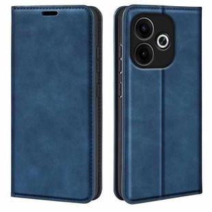 For OPPO A5 Pro Global 5G Retro-skin Magnetic Suction Leather Phone Case(Dark Blue)