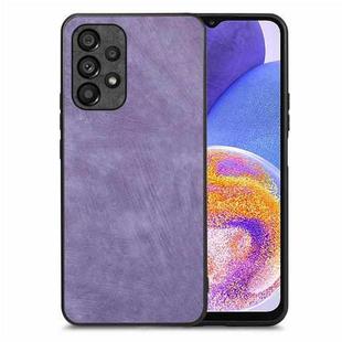 For Samsung Galaxy A23 Vintage Leather PC Back Cover Phone Case(Purple)