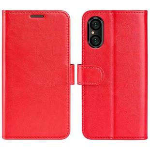 For Sony Xperia 5 V R64 Texture Horizontal Flip Leather Phone Case(Red)