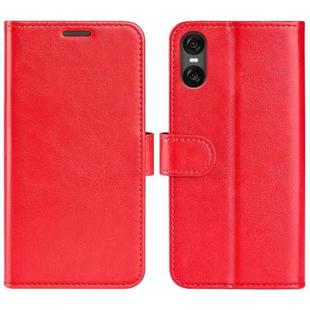 For Sony Xperia 10 VI R64 Texture Horizontal Flip Leather Phone Case(Red)