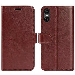 For Sony Xperia 10 VI R64 Texture Horizontal Flip Leather Phone Case(Brown)