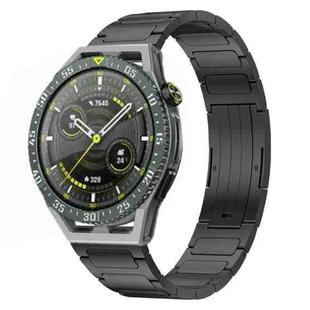 For Huawei Watch GT3 SE 22mm I-Shaped Titanium Alloy Watch Band(Black)