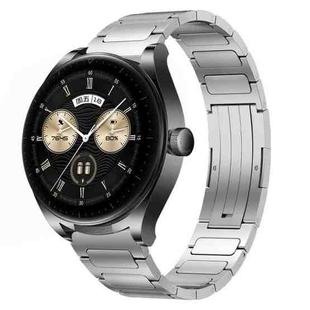 For Huawei Watch Buds 22mm I-Shaped Titanium Alloy Watch Band(Sliver)