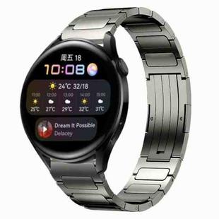 For Huawei Watch 3 22mm I-Shaped Titanium Alloy Watch Band(Grey)