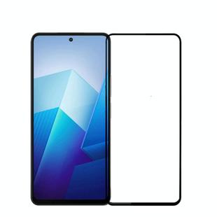 For vivo iQOO Z8X / Z7X PINWUYO 9H 2.5D Full Screen Tempered Glass Film(Black)