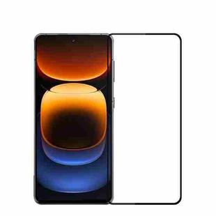 For vivo iQOO 12 PINWUYO 9H 2.5D Full Screen Tempered Glass Film(Black)