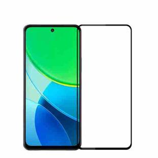 For vivo Y19s PINWUYO 9H 2.5D Full Screen Tempered Glass Film(Black)