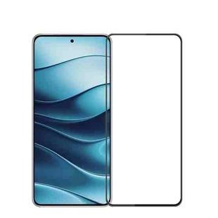 For Xiaomi Redmi Note 14 5G PINWUYO 9H 3D  Full Screen Explosion-proof Tempered Glass Film(Black)