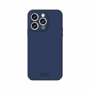 For iPhone 15 Pro Max MOFI Qin Series Skin Feel All-inclusive Silicone Phone Case(Blue)