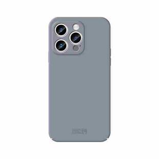 For iPhone 15 Pro Max MOFI Qin Series Skin Feel All-inclusive Silicone Phone Case(Gray)