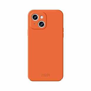 For iPhone 14 Plus MOFI Qin Series Skin Feel All-inclusive PC Phone Case(Orange)