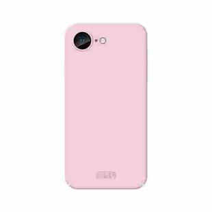 For iPhone 16e MOFI Qin Series Skin Feel All-inclusive PC Phone Case(Pink)