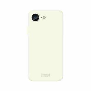 For iPhone 16e MOFI Qin Series Skin Feel All-inclusive PC Phone Case(Beige)
