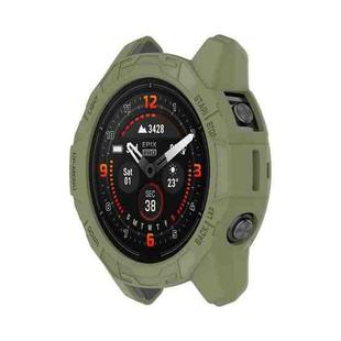 For Garmin Epix Pro 51mm / Fenix 7X / 7X Pro ENKAY Hat-Prince TPU Armor Designed Watch Protective Case(Dark Green)