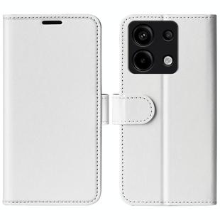 For Xiaomi Redmi Note 13 Pro R64 Texture Horizontal Flip Leather Phone Case(White)