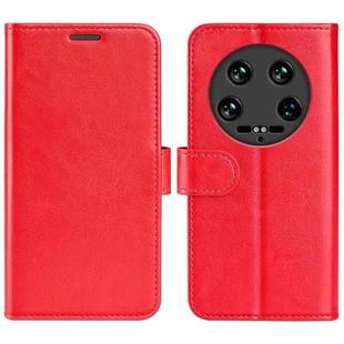 For Xiaomi 14 Ultra R64 Texture Horizontal Flip Leather Phone Case(Red)
