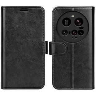For Xiaomi 15 Ultra R64 Texture Horizontal Flip Leather Phone Case(Black)