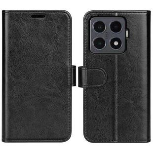 For Xiaomi 15T Pro R64 Texture Horizontal Flip Leather Phone Case(Black)