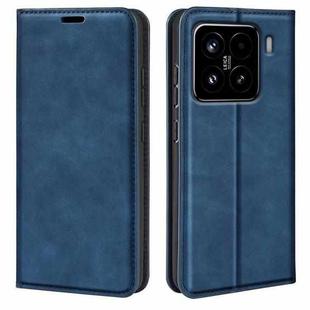 For Xiaomi 15 Retro-skin Magnetic Suction Leather Phone Case(Dark Blue)