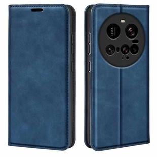 For Xiaomi 15 Ultra Retro-skin Magnetic Suction Leather Phone Case(Dark Blue)