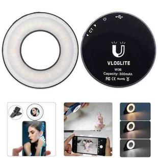 VLOGLITE W36 Mini LED Cell Phone Fill Light With Makeup Mirror Magnetic Selfie Ring Light