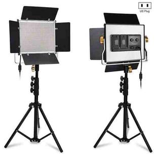 VLOGLITE W660S For Video Film Recording 3200-6500K Lighting LED Video Light With Tripod, Plug:US Plug