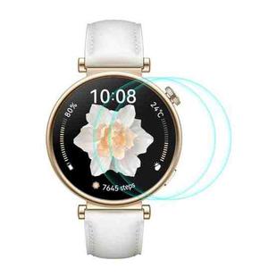 For Huawei Watch GT 4 41mm 2pcs ENKAY Hat-Prince 0.2mm 9H Tempered Glass Screen Protector Watch Film