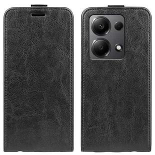 For Xiaomi Redmi Note 13 Pro 4G R64 Texture Single Vertical Flip Leather Phone Case(Black)