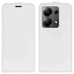 For Xiaomi Redmi Note 13 Pro 4G R64 Texture Single Vertical Flip Leather Phone Case(White)