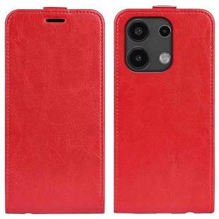 For Xiaomi Redmi Note 13 4G R64 Texture Single Vertical Flip Leather Phone Case(Red)