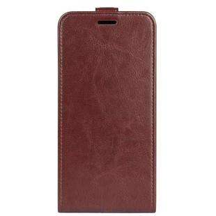 For Xiaomi Redmi Note 13 4G R64 Texture Single Vertical Flip Leather Phone Case(Brown)