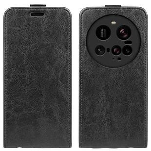 For Xiaomi 15 Ultra R64 Texture Single Vertical Flip Leather Phone Case(Black)