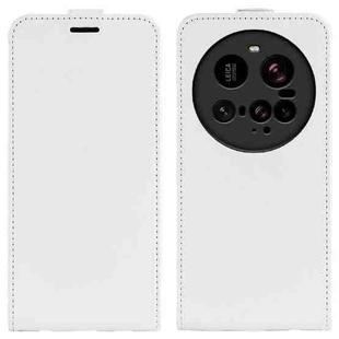 For Xiaomi 15 Ultra R64 Texture Single Vertical Flip Leather Phone Case(White)