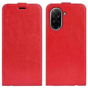 For Redmi A5 4G 173.3mm R64 Texture Single Vertical Flip Leather Phone Case(Red)